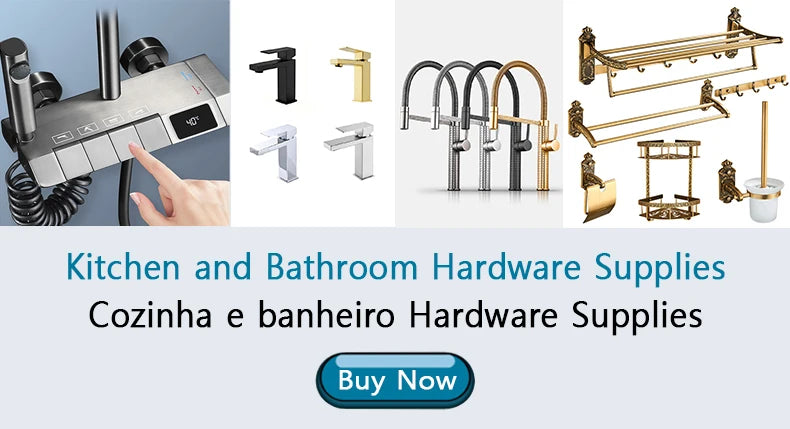 DIY Shower Set Bathroom Shower System Wall Mounted Bathtub Shower Faucet Gray Black Golden White Digital LED Temperature Shower
