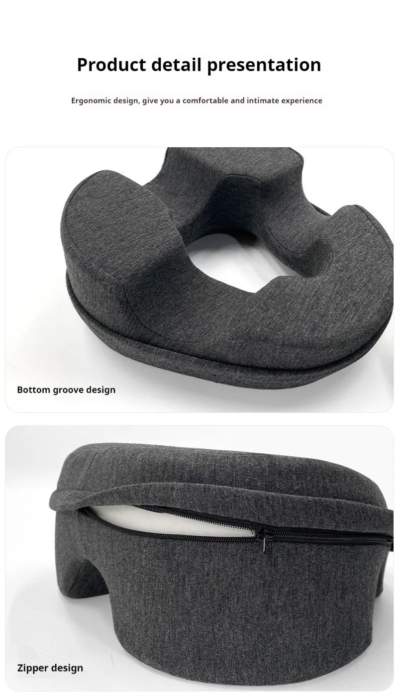 Memory Foam Breathable Head Pillow Ergonomics Lying Down Pillow Rest Support Pillow Body Massage Face Rest Pillow Beauty Salon