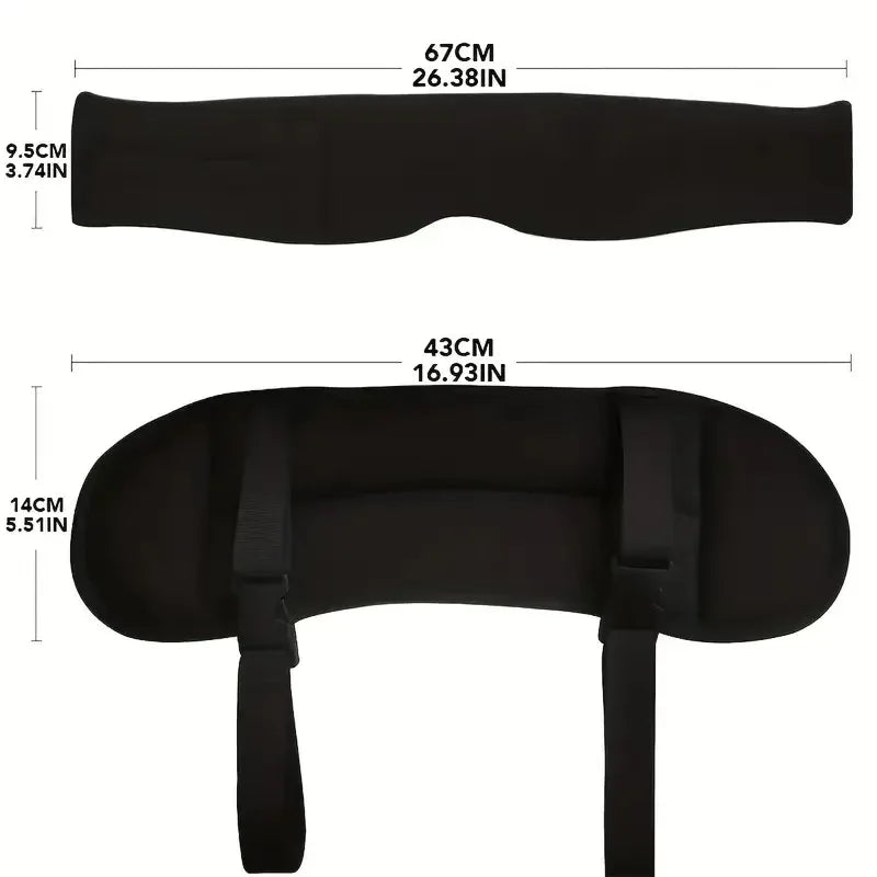 Adjustable Travel Neck Pillow with Eye Mask Set Head Support for Sleeping on Airplane Car Train Breathable Prevents Head Shaking