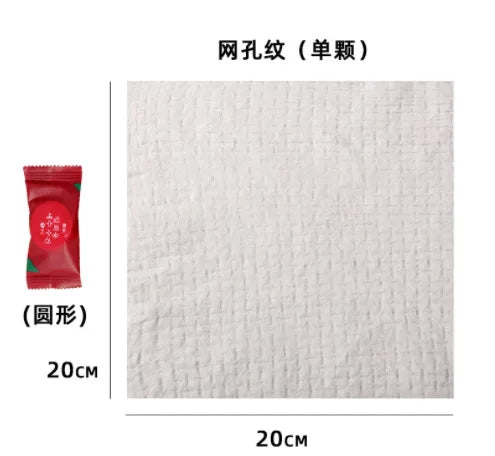 20Pcs Disposable Travel Towels Compressed Facial Wipe Portable Trip Essential Quick-Drying Towel Mini Package Home Accessories