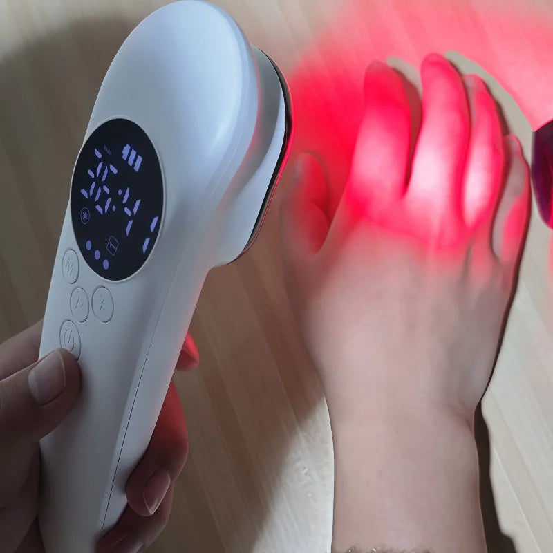 808nm 650nm LLLT Low-level Laser Device, Hand-held Cold Laser Therapy for Neck Back Arthritis Pain Relief Treatment