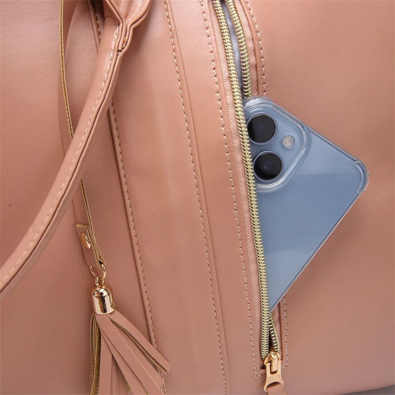 75L Large Capacity PU Foldable Travel Bag Lightweight Traveling Duffel Bag for Women Men Tote Bag Carry On Luggage Bag