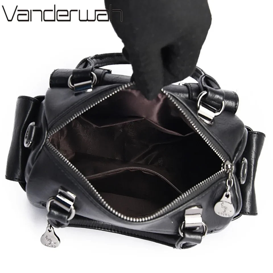 High Capacity Leopard Print Ladies Handbags Versatile Messenger Bags High Quality Luxury Women's Shoulder Bags Ladies'Hand Bags