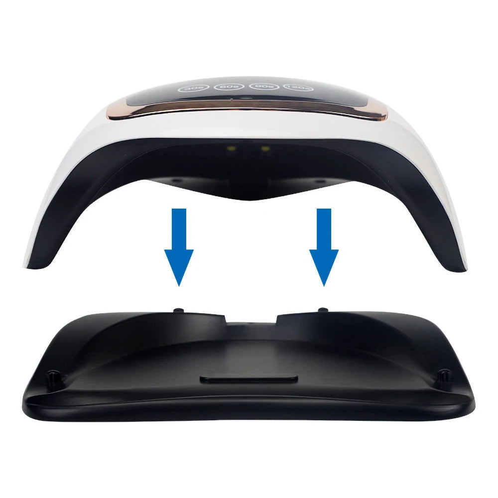 168W UV/LED Nail Light Professional Nail Dryer Lamp Automatic Sensing Gel Polish Manicure Drying Lamp with 4 Timer Smart Sensor