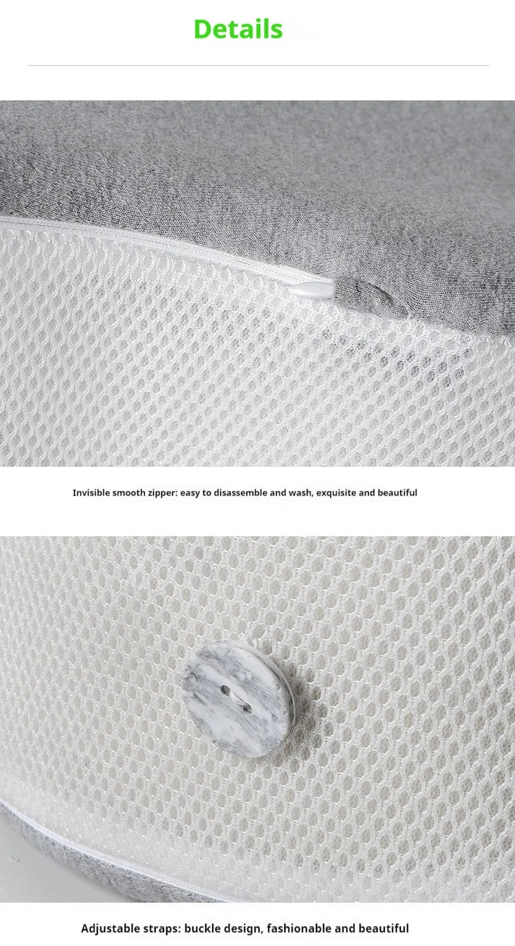 Orthopedic Slow Rebound Memory Cotton Clamp Leg Pillow Maternity Foot Pillow Strap Adjustable Side Sleeping Knee Leg Pillow