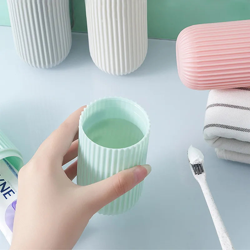 Travel Accessories Toothbrush Tube Cover Case Cap Fashion Plastic Suitcase Holder Baggage Boarding Portable Bathroom Accessories