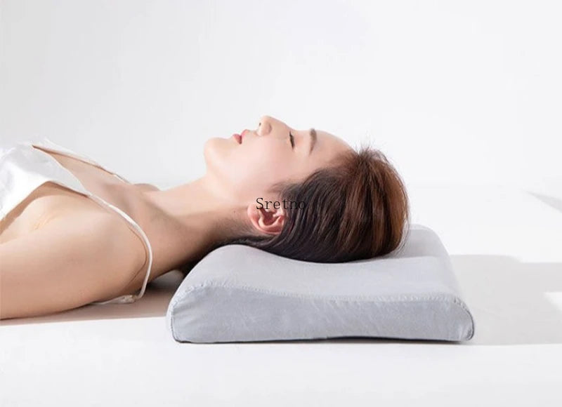 Thailand Latex Low Pillow Adult Specific Natural Rubber Flat Ultra-thin Pillow Core Protect Cervical Spine Pillows for Sleeping