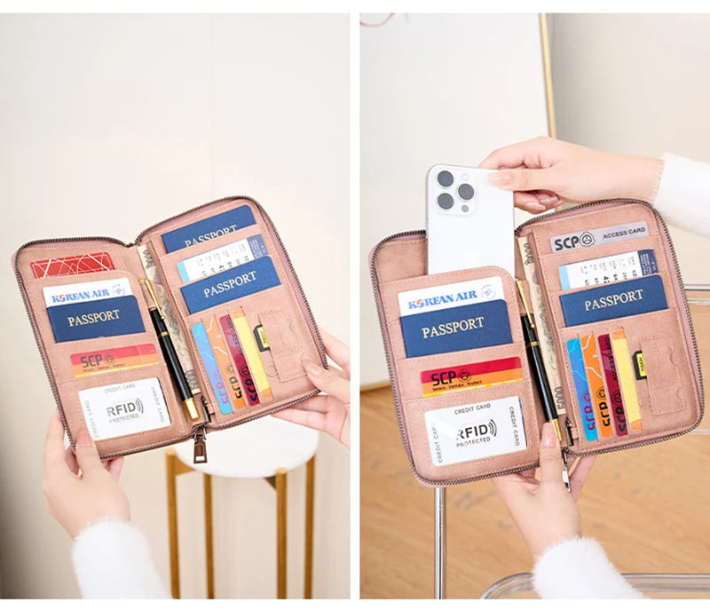 Porta Passaporto con Tecnologia RFID