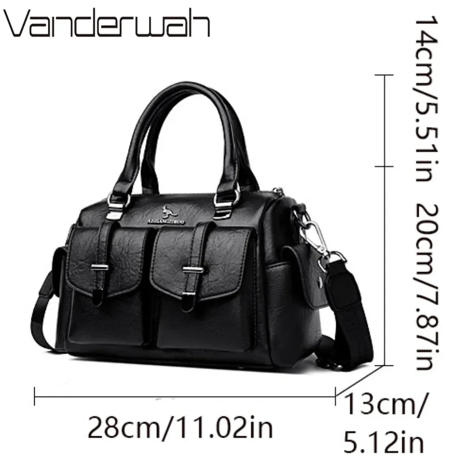High Capacity Leopard Print Ladies Handbags Versatile Messenger Bags High Quality Luxury Women's Shoulder Bags Ladies'Hand Bags
