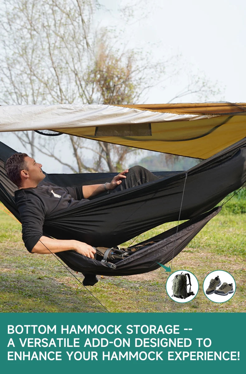 Compact Storage Organizer for Camping Hammocks Waterproof Camping Gear Storage Portable Hammock Accessory for Hiking Backpacking