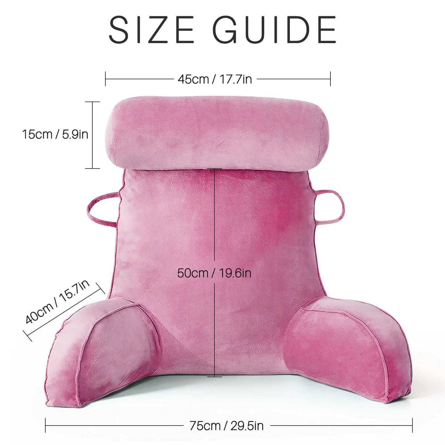 Headboard Pillow Triangle Cushion Reading Large Bolster Backrest Positioning Support body wedge sleeping pillow for Bed Headboar