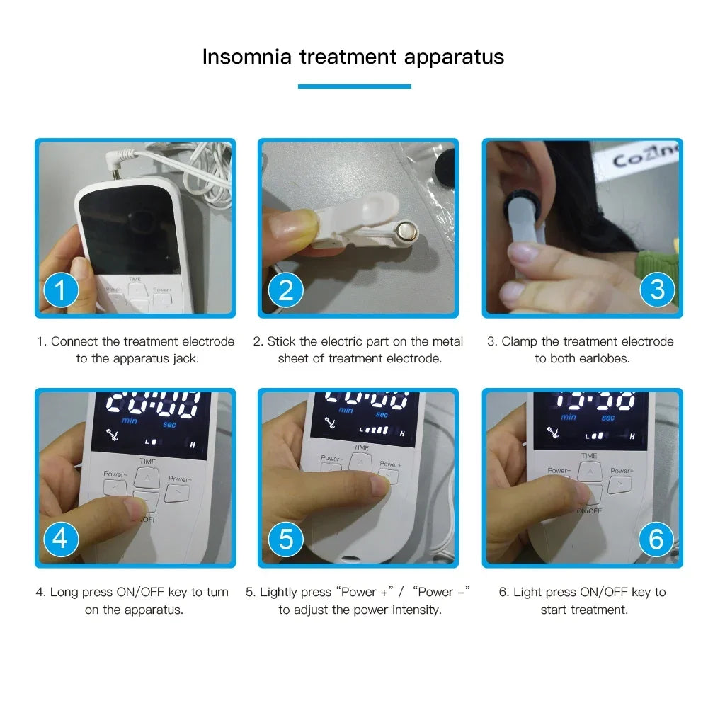 vagus nerve stimulation clip ear Sleep Aid Device Relieve Insomnia Promote Fast Sleep Deep Sleep Anxiety Depression Reliever