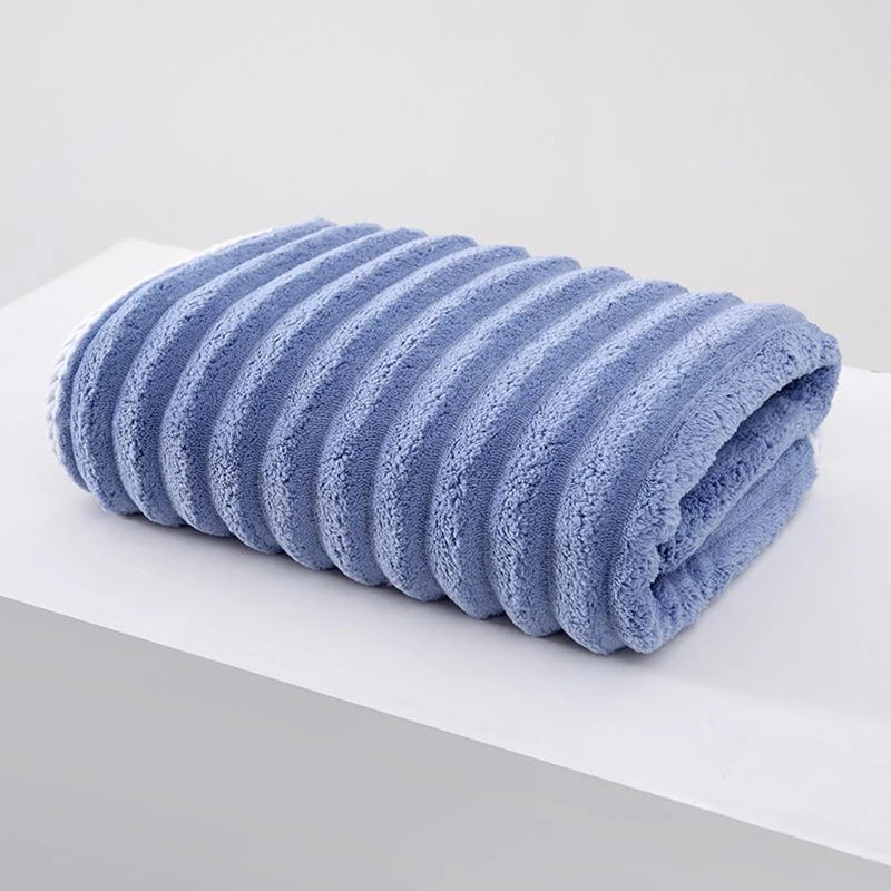Coral Cloud Velvet Towel Thickened Bath Strong Water Absorption Microfiber Quick-drying Skin-friendly Face Wash Towel