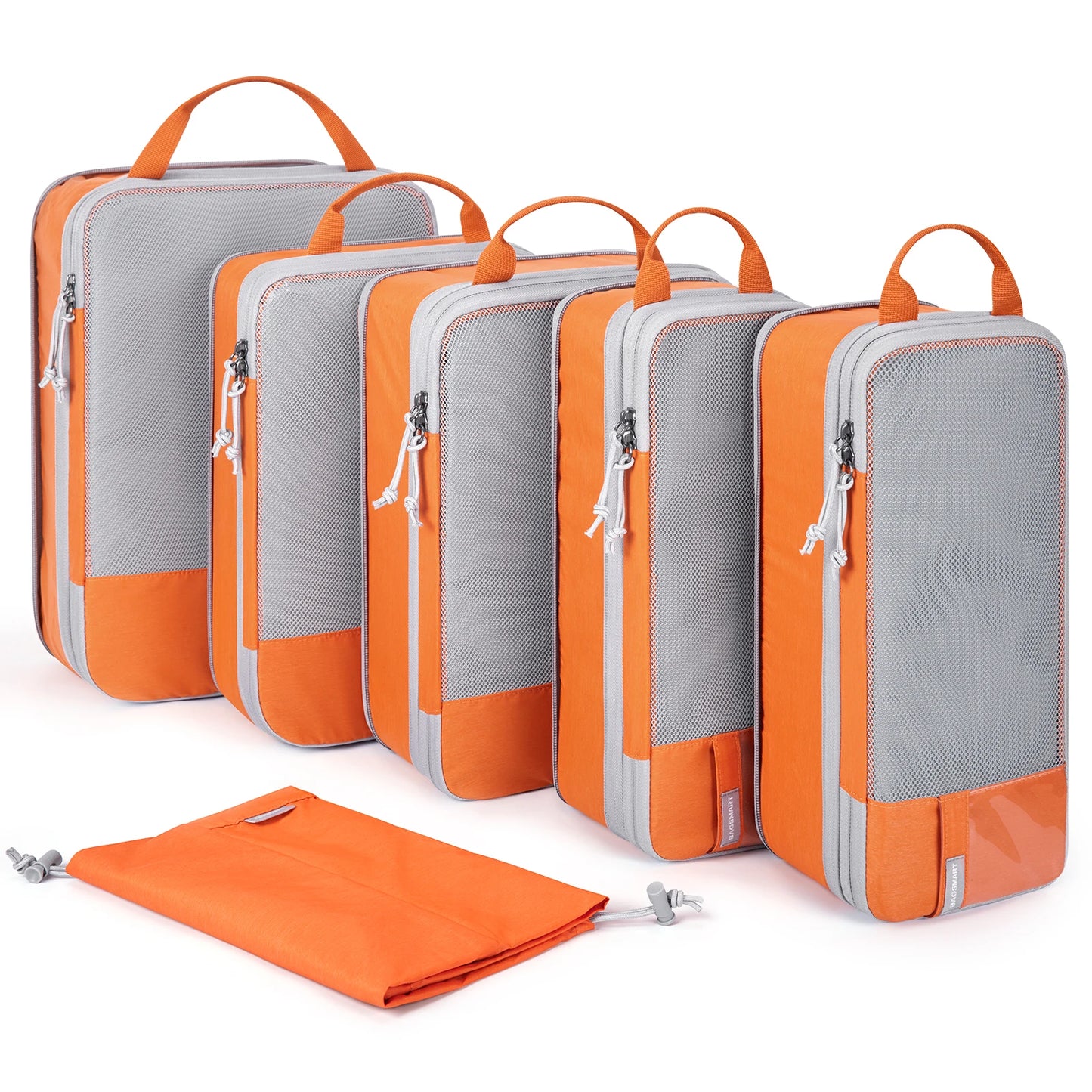 BAGSMART Packing Cubes Compression Storage Bag Travel Lightweight Suitcase Organizer Accessories  Luggage Organizer Travel Bag