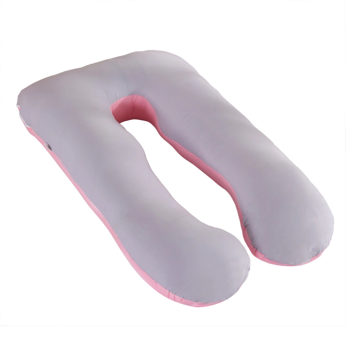 Full Body Support U-Shaped Pillow Cotton Pillowcase Comfy Breathable Pillow Case For Living Room U-shaped nap pillow Case