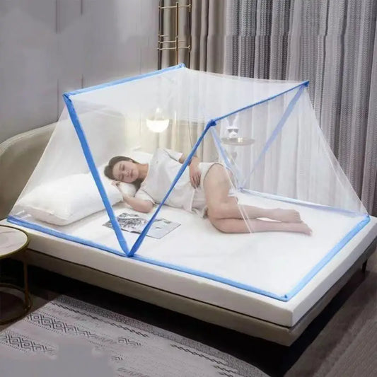 Bed Mesh Tent Folding Dormitory Single Bed Mesh Bed Net Covers Portable Mosquito Forbidden Breathable Bedroom Outdoor Trip Tent