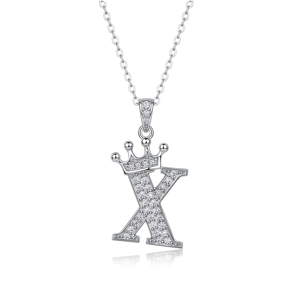 Collana con Lettere dell'Alfabeto in Moissanite D Color VVS1 Certificata