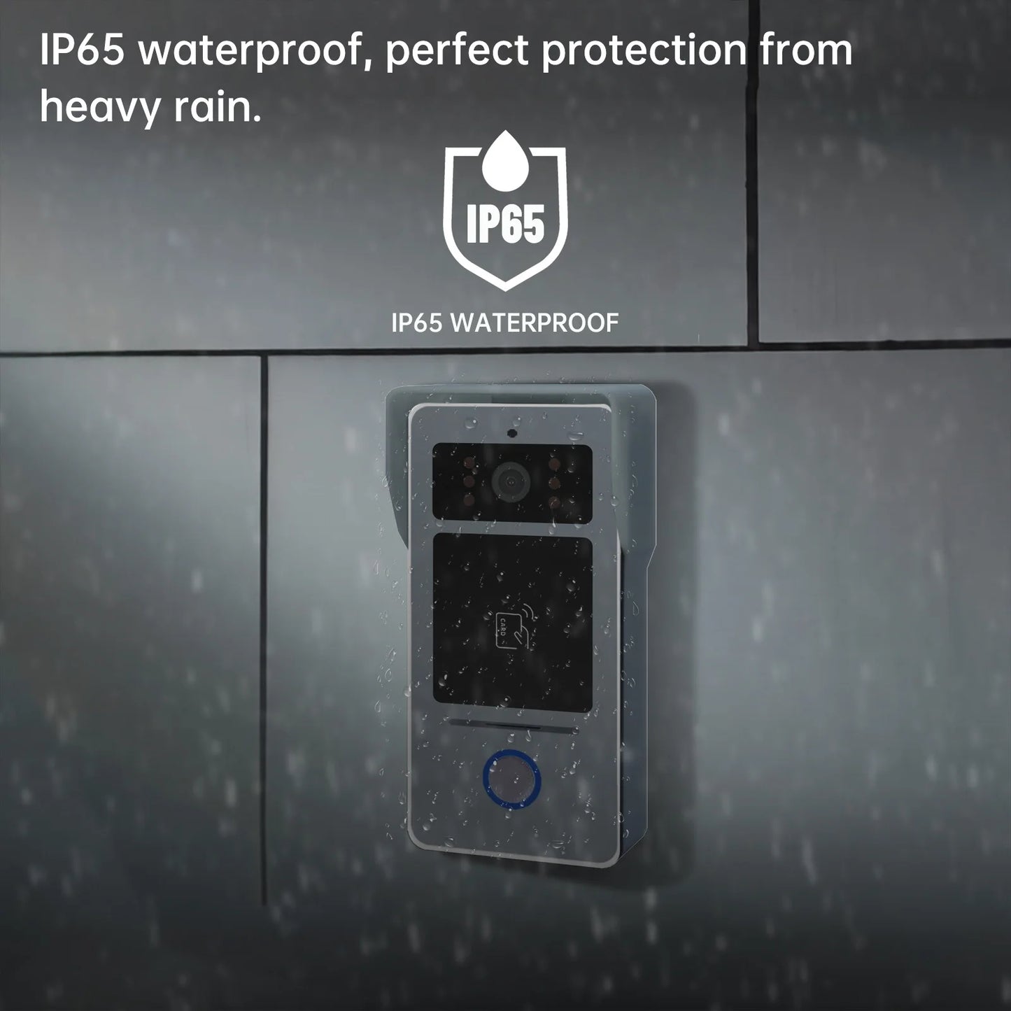 AN 2-Wire 7" Touch Screen Video Intercom Videocitofono WiFi Camera Doorbell Night Vision 1080P RFID Unlock Tuya Smart Home D41