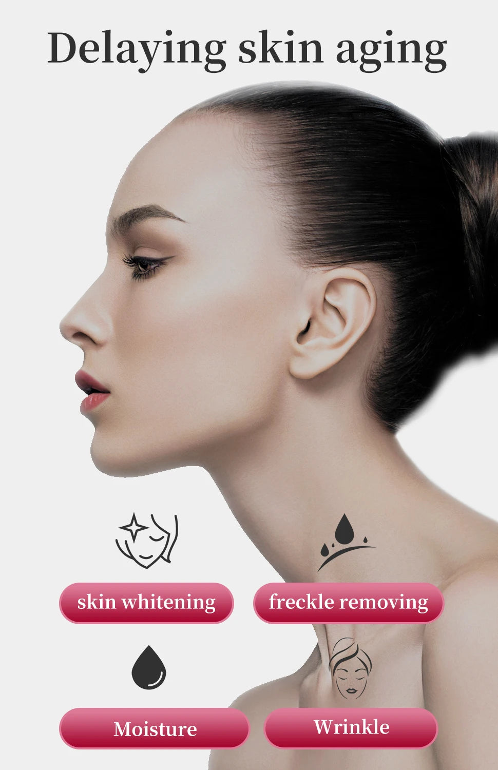 jet peel serum New Revive Hydrate Detox CO2 Anti Aging Hyaluronic Acid Niacinamide Vitamin C E Skin Care Face Serum Whitening