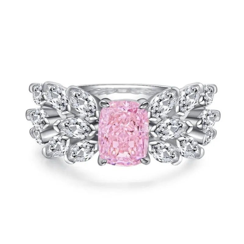 Collezione di Anelli con Zaffiri Rosa creati in Laboratorio