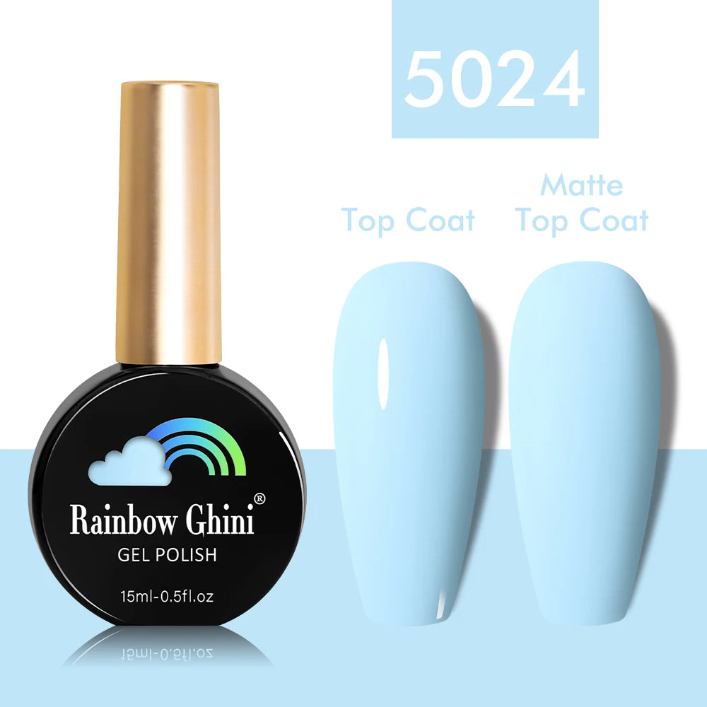Rainbow Ghini 15ml Glitter Dark Red Gel Nail Polish Semi-Permanent Varnish UV Pale Red Nail Gel Art Supplies for Professionals