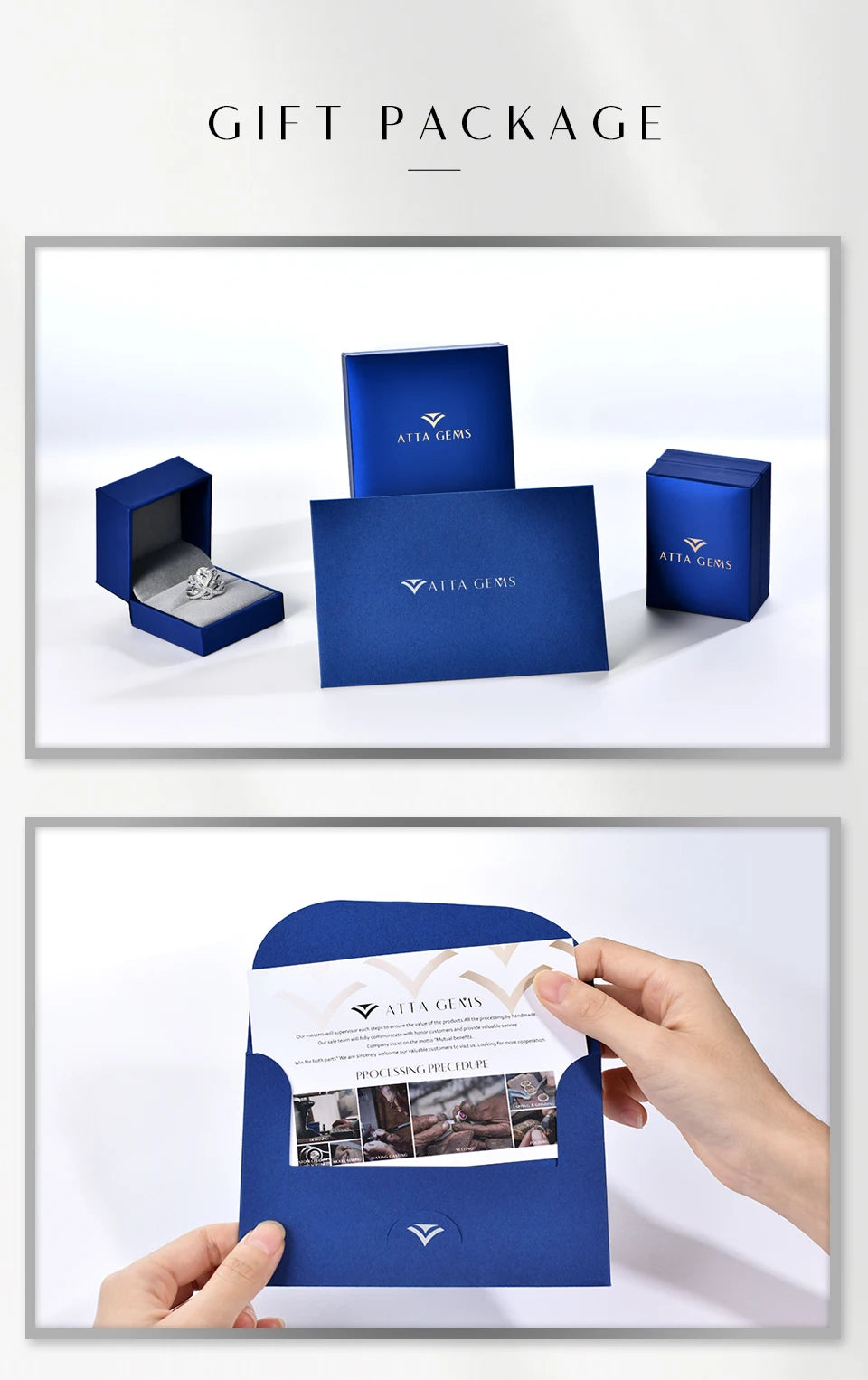 ATTAGEMS 2023 Round Moissanite Ring Real S925 Silver Stackable Rings for Women Pink and Blue Saphire Wedding Band Fine Jewelry