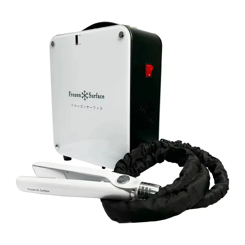 Ice cold cryotherapy flat clip hair care machine repair damaged hair keratin therapy hair cold therapy device 2025