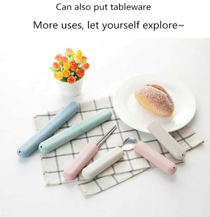 Travel Accessories Toothbrush Tube Cover Case Cap Fashion Plastic Suitcase Holder Baggage Boarding Portable Bathroom Accessories