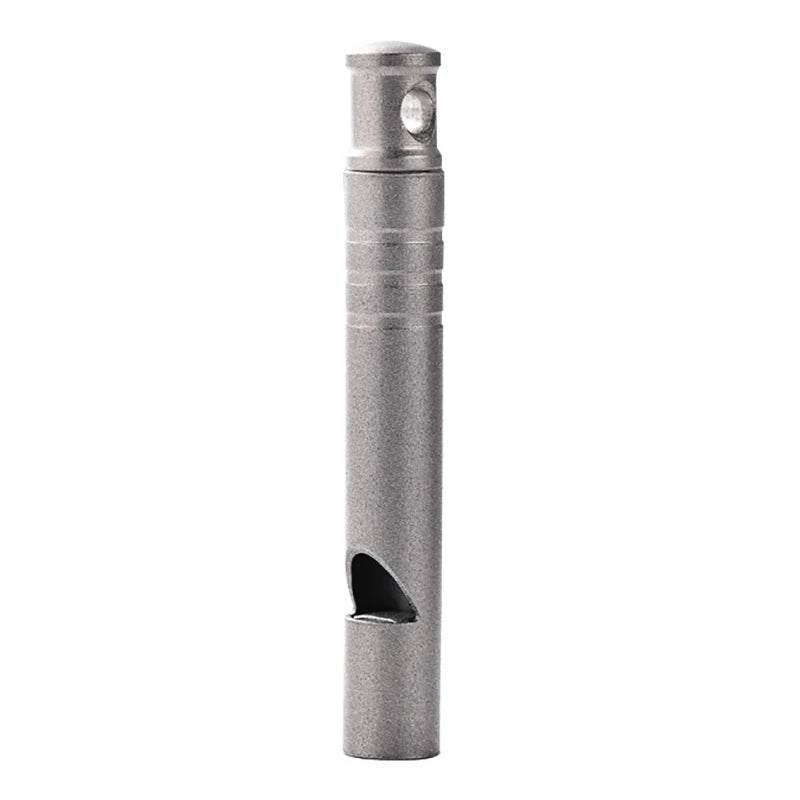 Titanium Whistle Emergency Whistle With Lanyard Safety Survival Whistle Ultralight Camping Whistle Hiking Outdoors Emergency