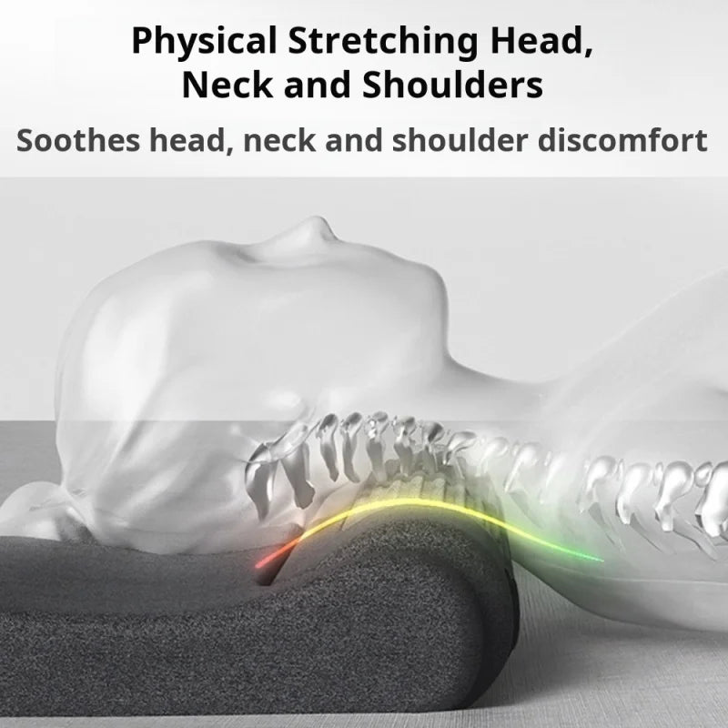 Cervical Pillow To Protect The Vertebrae And Improve Sleep, Massage Spine, Non-Traction Hot Compress Cylindrical Cervical Pillow