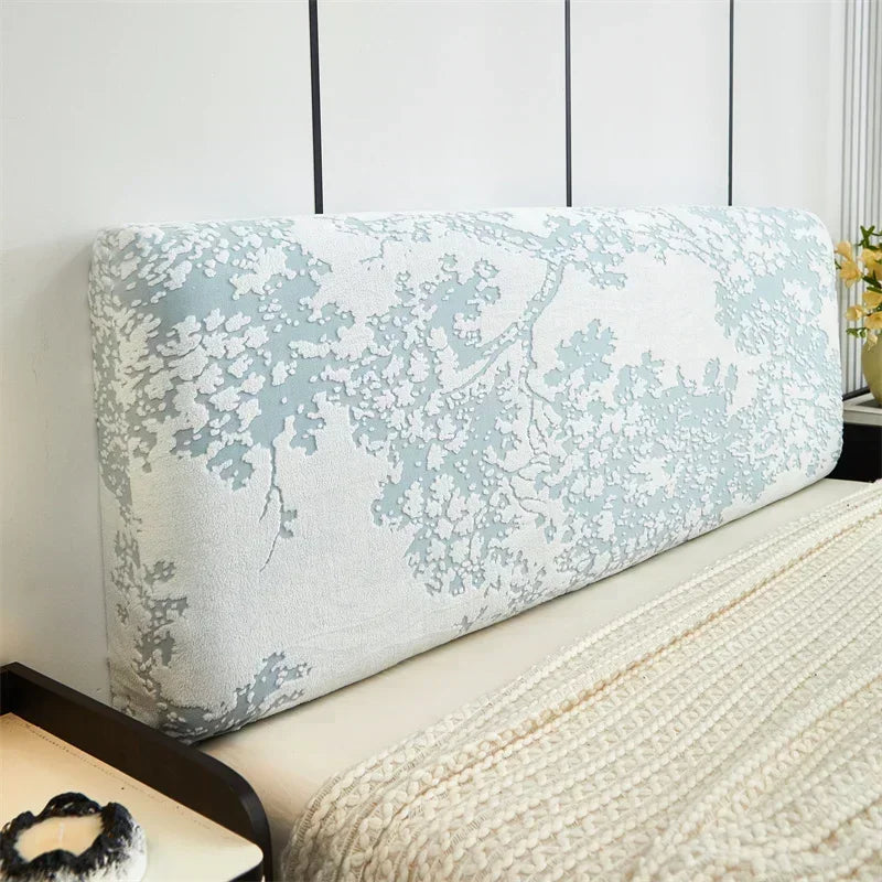 Luxury Jacquard Headboard Cover Bedroom Stretch Bedhead Slipcovers Anti-dirty Bed Back Protector Dustproof Covers for Home Hotel