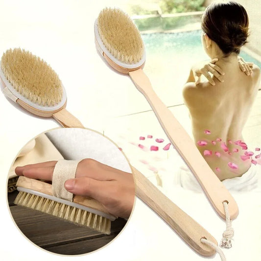 Detachable Shower Brush for The Back Bathroom Brush Back Dry Brushing Body Body Exfoliating Massage Shower
