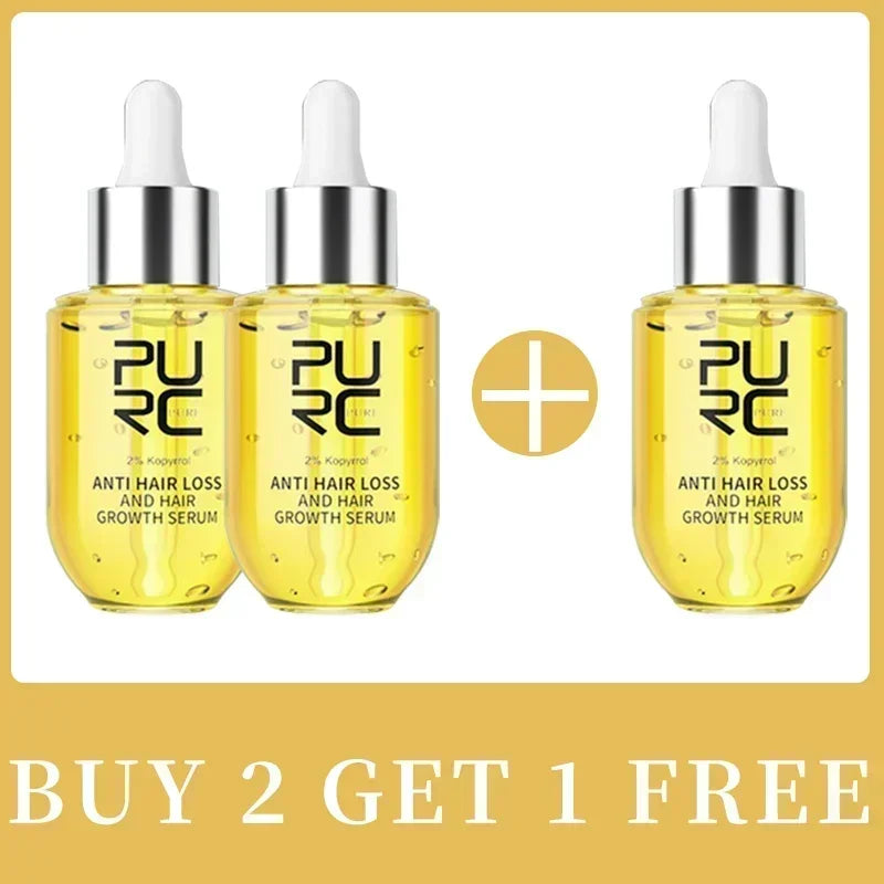 Hair Growth for Men Women Ginger Grow Hair Oil Care Anti Hair Loss Scalp Treatment Serum Products Beauty Health