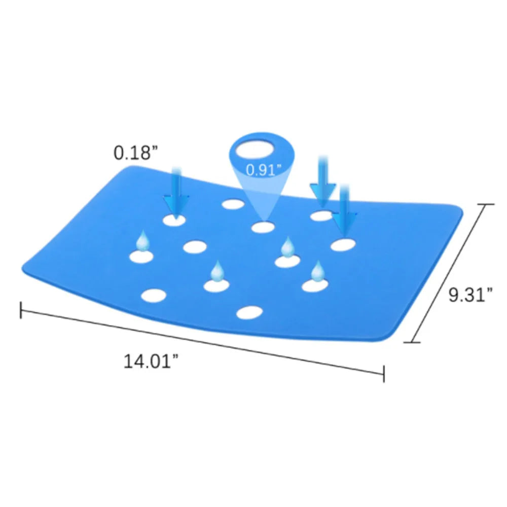 1 PC Waterproof Non-Slip Bath Chair Mat High Quality Multipurpose Shower Stool Cushion EVA Pad For Bathroom