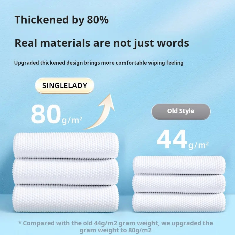 14pcs/box Disposable Washcloth Portable Travel Towel Thickened Compressed Face Cleansing Beauty Square Towel