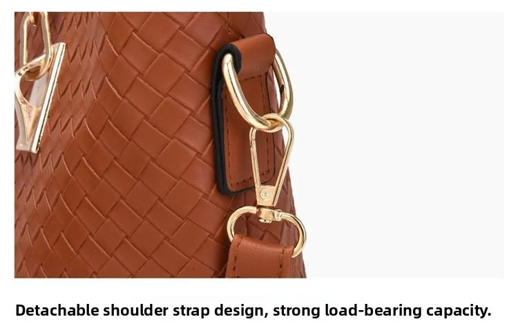 Fashionable Urban Simple Large Capacity Mother-Daughter Shoulder Bag Women's Handbag Set Six Pieces Crossbody Handbag