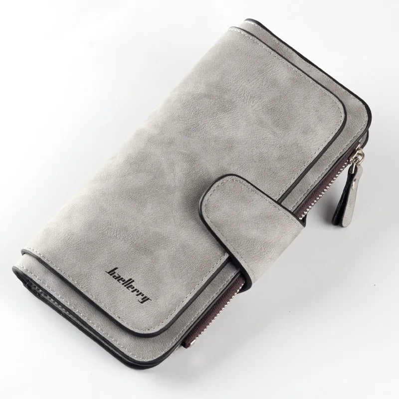 Baellerry High Quality Long Women's Wallet Buckle Multiple Card Slots Mobile Phone Bag Hand-held Bag Card Holders