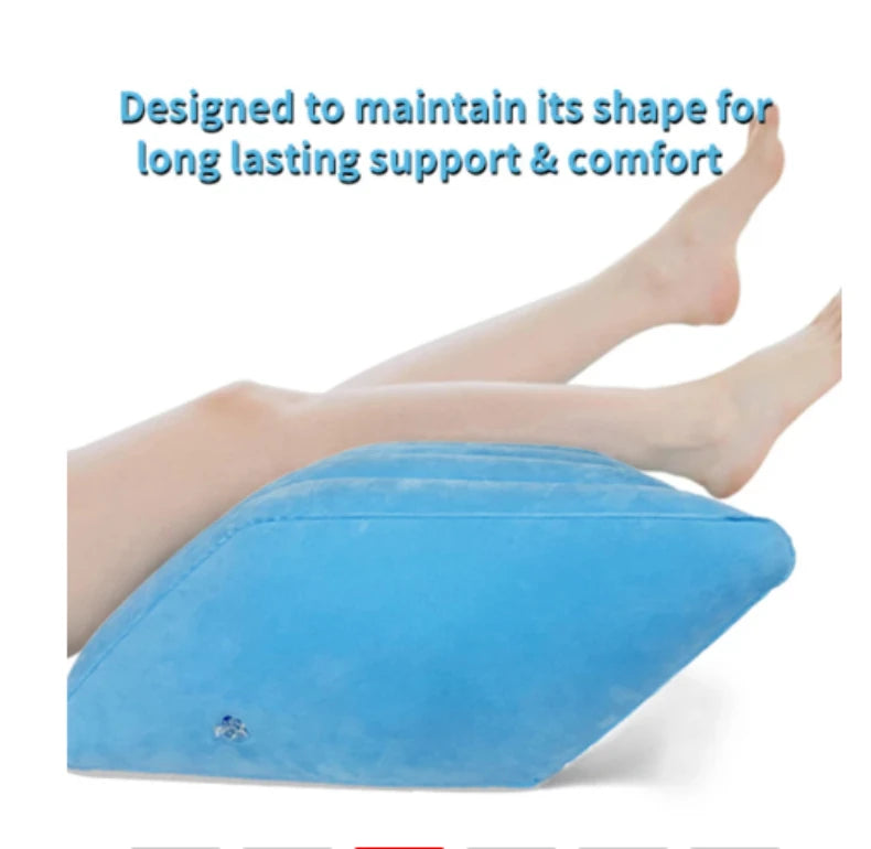 U-Shaped Side Sleepers Pillow Neck Back Pain Relieve Health Cushion Spine Protection Pillow Side Pillow Inflatable Leg Pillow