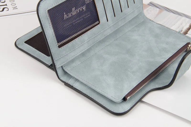Baellerry High Quality Long Women's Wallet Buckle Multiple Card Slots Mobile Phone Bag Hand-held Bag Card Holders