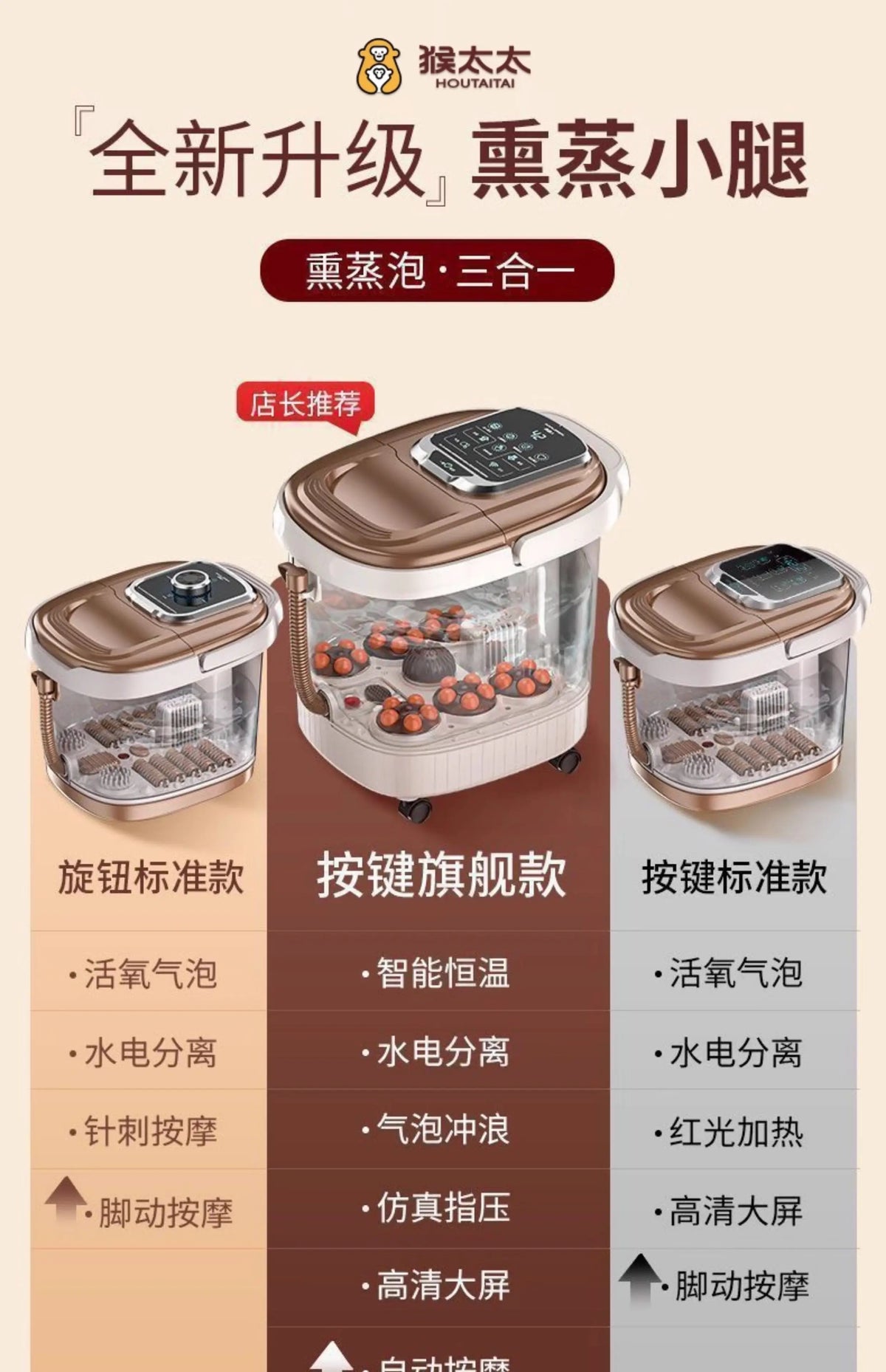 Portable Electric Foot Bath Bucket with Heating Constant Temperature and Automatic Massage for Home Use for Foot Spa Machine