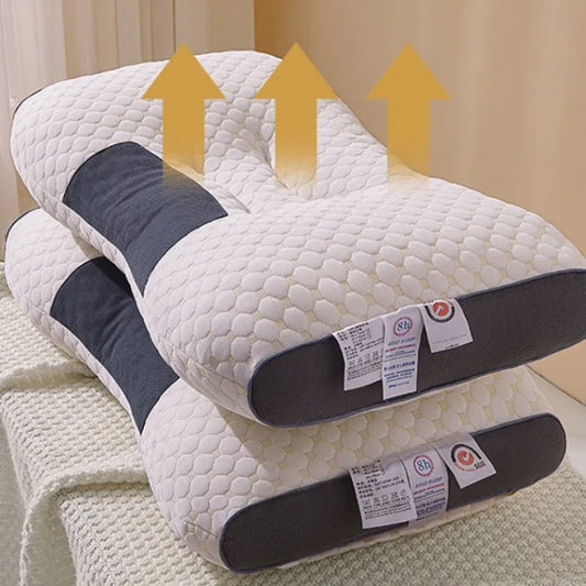 Honeycomb Waffle Pillow Insert - Breathable Massage Texture for Neck & Back Support, Moisture-Wicking Polyester
