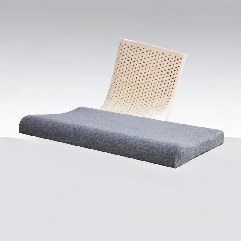 Thailand Latex Low Pillow Adult Specific Natural Rubber Flat Ultra-thin Pillow Core Protect Cervical Spine Pillows for Sleeping