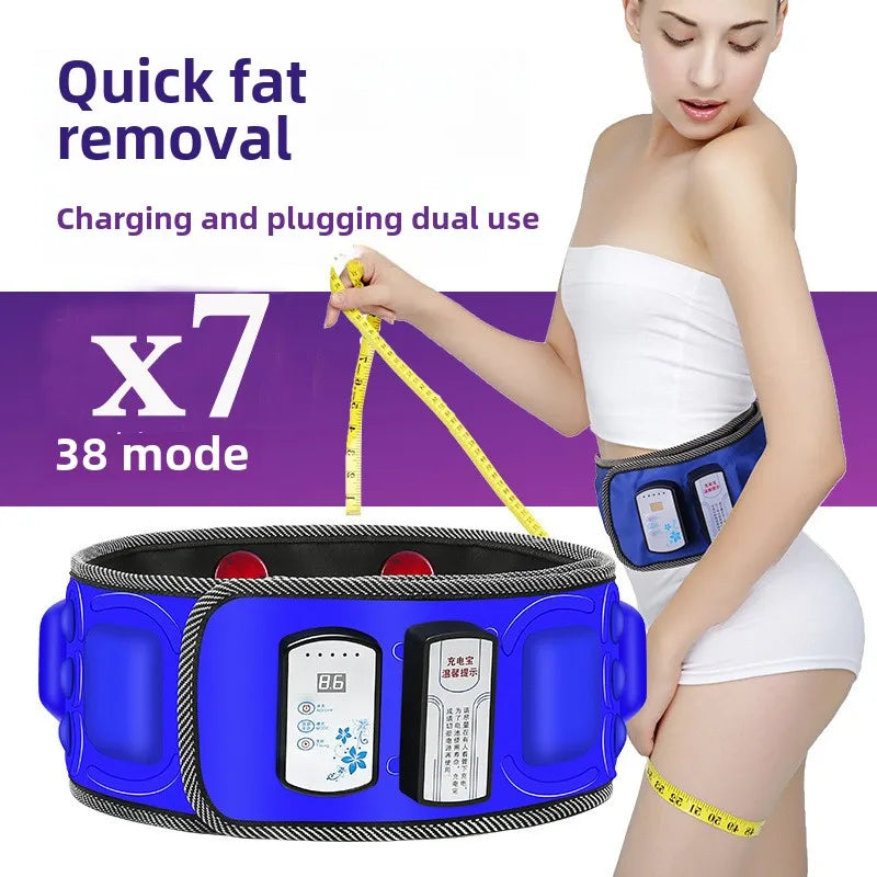 Bestseller Intelligent Vibration Massage Belt Waist Massager Hot Compress Moxibustion Lazy Body Fat Remover