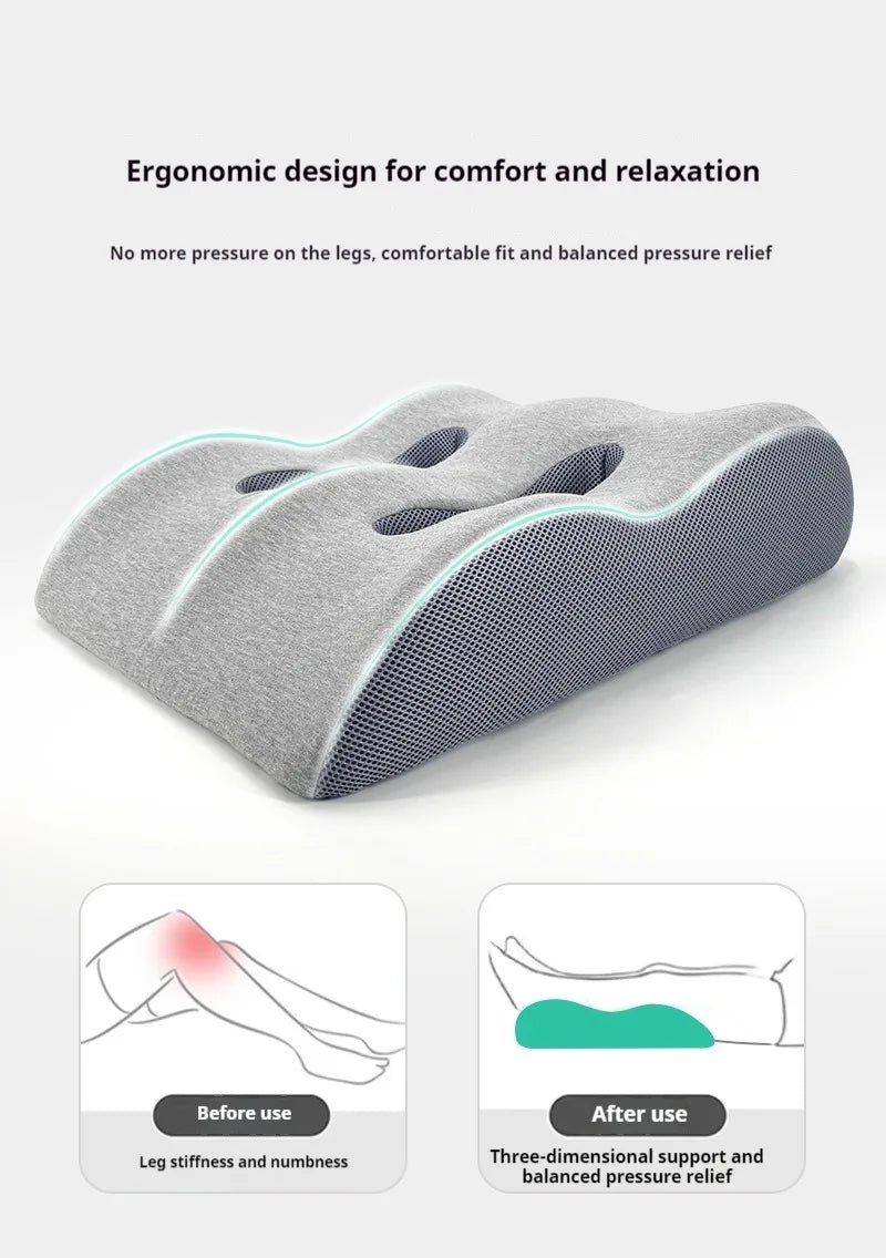 Ergonomic Memory Foam Leg Foot Raiser Pillow Support Cushion Foot Stress Relief Cushion Massage Support Body Pillow For Pregnant