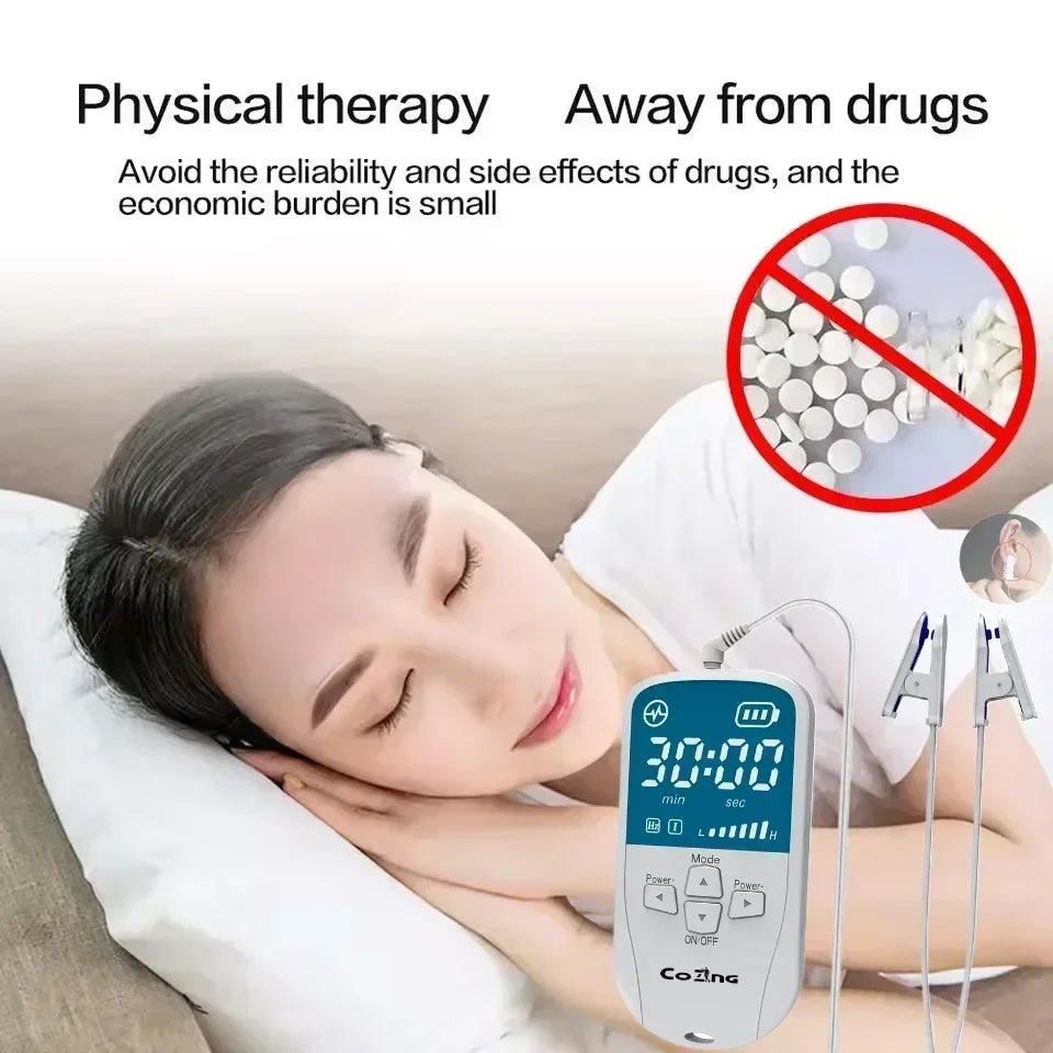 vagus nerve stimulation clip ear Sleep Aid Device Relieve Insomnia Promote Fast Sleep Deep Sleep Anxiety Depression Reliever