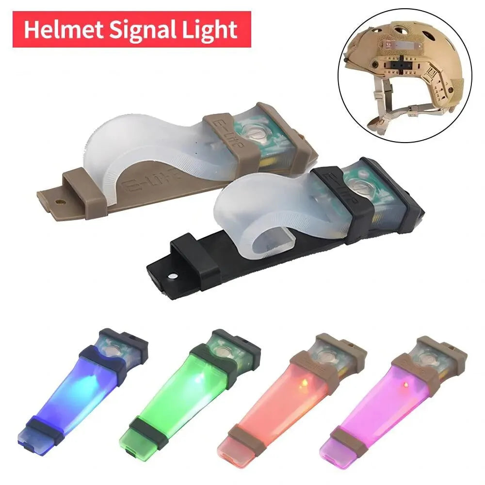 BOOIU Tactical FMA Helmet Safety Flashing Light IR Strobe Waterproof Outdoor Equipment Survival Signal Light Hiking Cycling Lamp