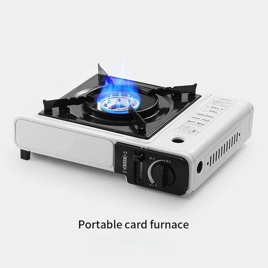 2025Portable Outdoor Cassette Stove Butane Gas Stove for Hot Pot BBQ Camping Cooking Lightweight Compact Design