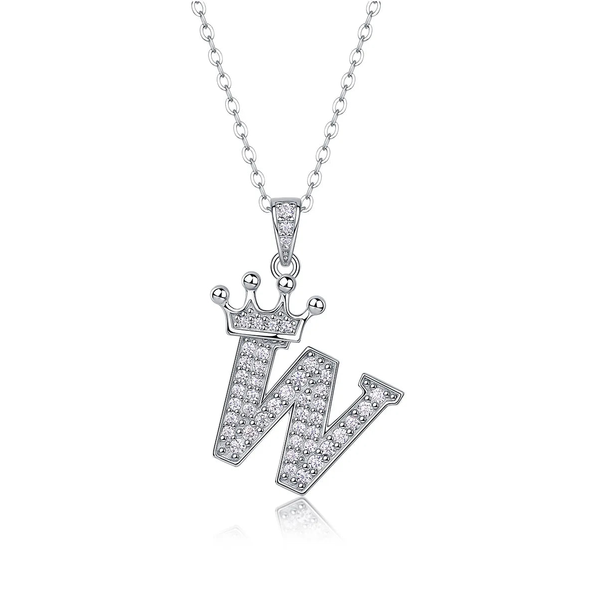 Collana con Lettere dell'Alfabeto in Moissanite D Color VVS1 Certificata