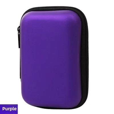 Travel Essentials Electronic Product Storage Zipper Bag Portable Travel Cable Storage Box Bags Women Home Organization Garden