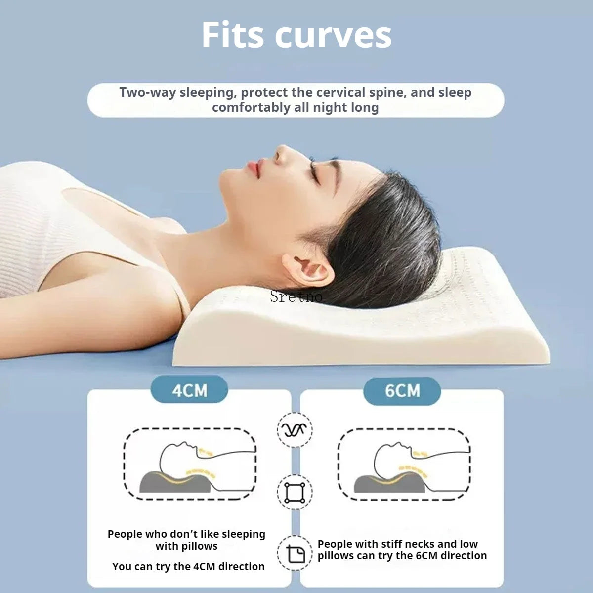 Thailand Latex Low Pillow Adult Specific Natural Rubber Flat Ultra-thin Pillow Core Protect Cervical Spine Pillows for Sleeping